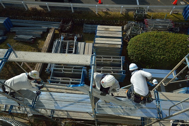 足場仮設工事　株式会社正建